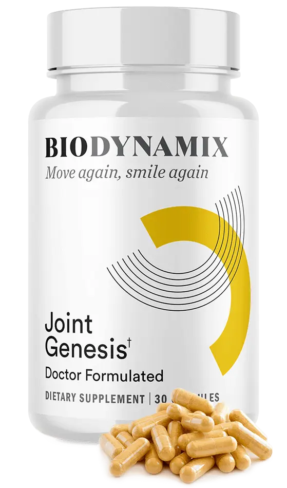 Joint Genesis™ is the result of cutting-edge research, premium ingredient selection, and world-class manufacturing standards—crafted to deliver lasting joint comfort and mobility. Unlike temporary pain relievers that simply mask symptoms, this advanced formula tackles the root causes of joint decline by restoring lubrication, reducing inflammation, and protecting against oxidative stress